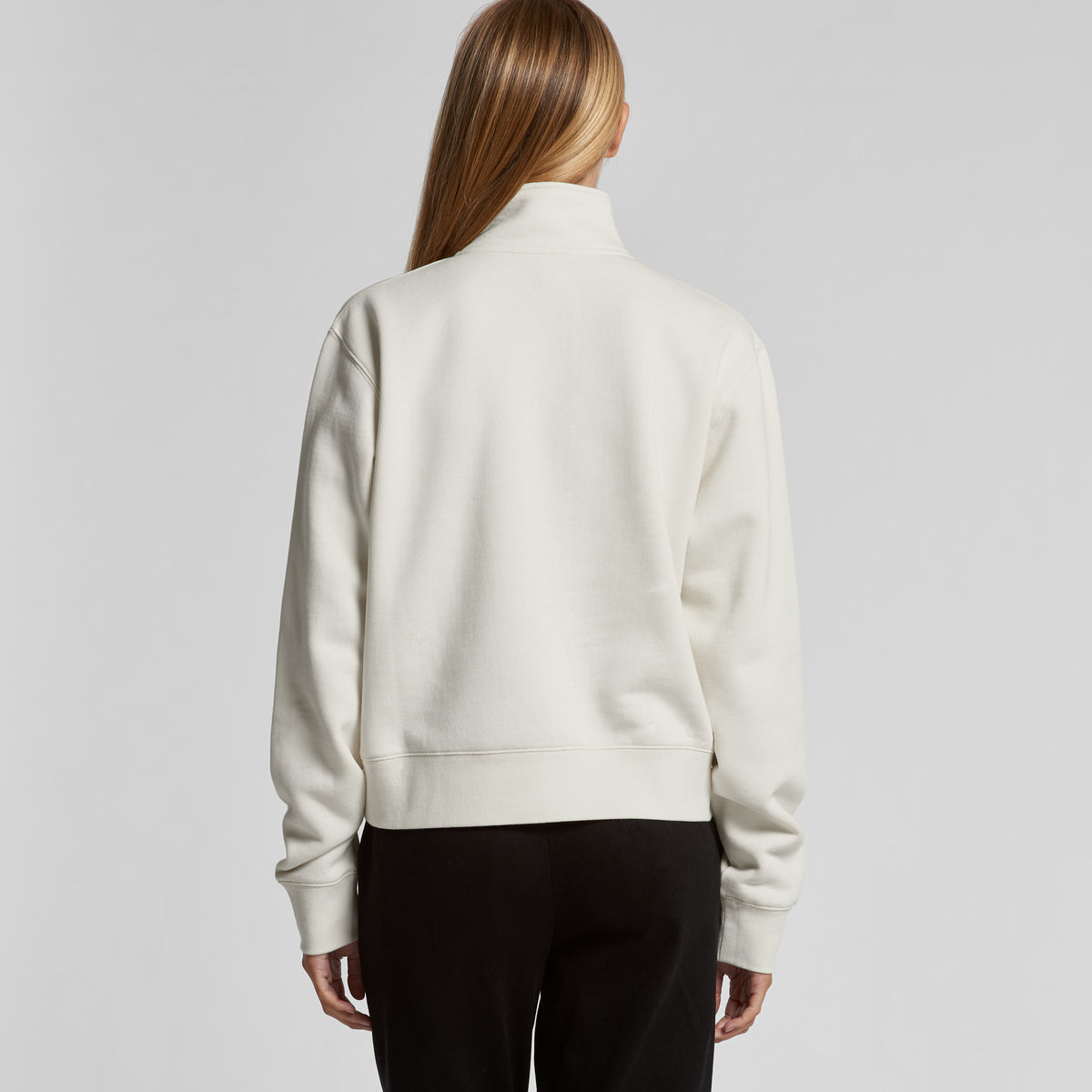 WO'S STENCIL HALF ZIP CREW | 4125
