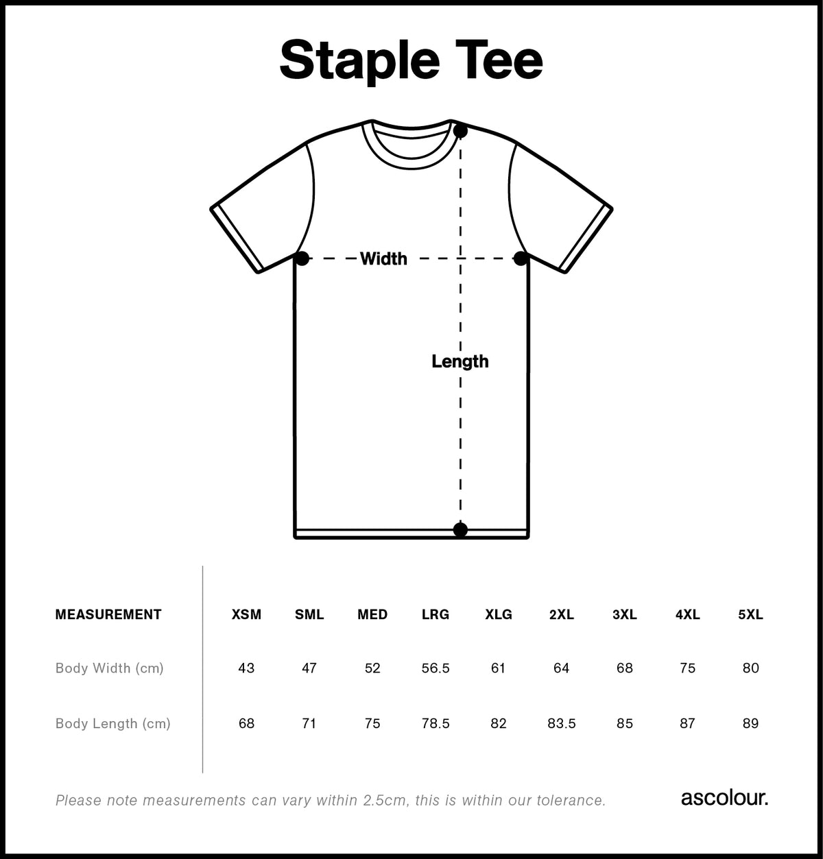 STAPLE TEE | 5001