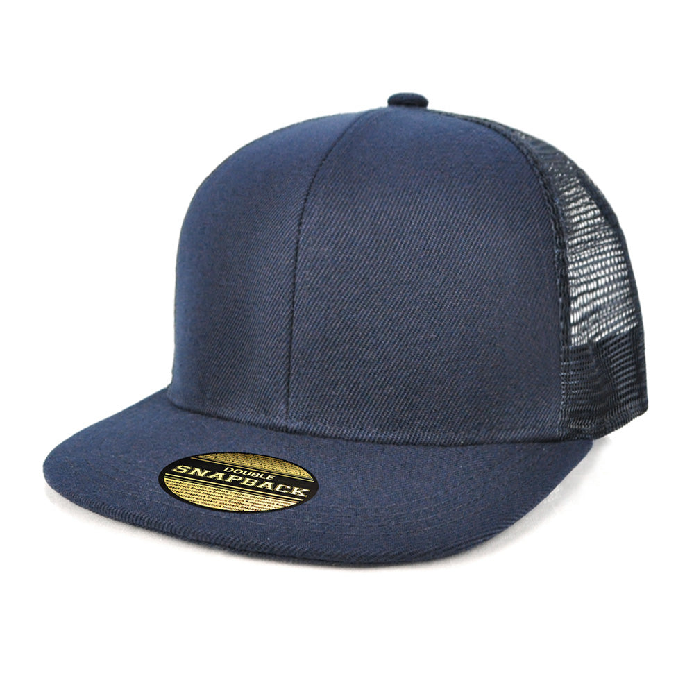 Flat Peak Snapback Cap