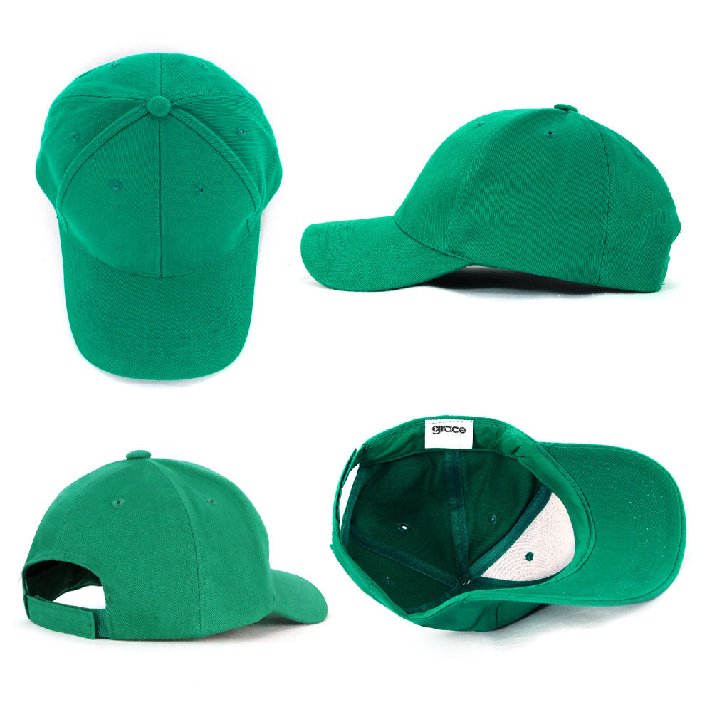 Classic Embroidered Cap – side view