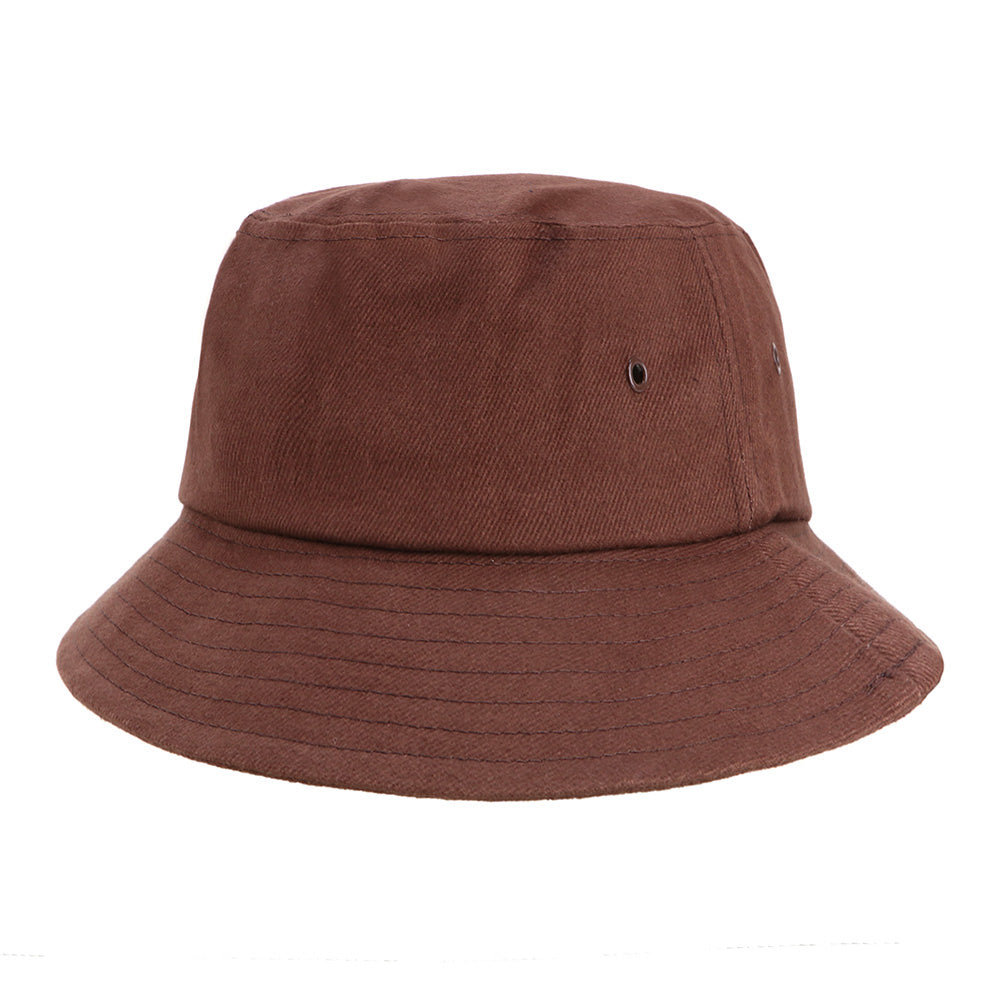 Embroidered Bucket Hat – Heavy Brushed Cotton