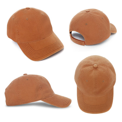 Washed Cotton Dad Cap – Unstructured – view 2