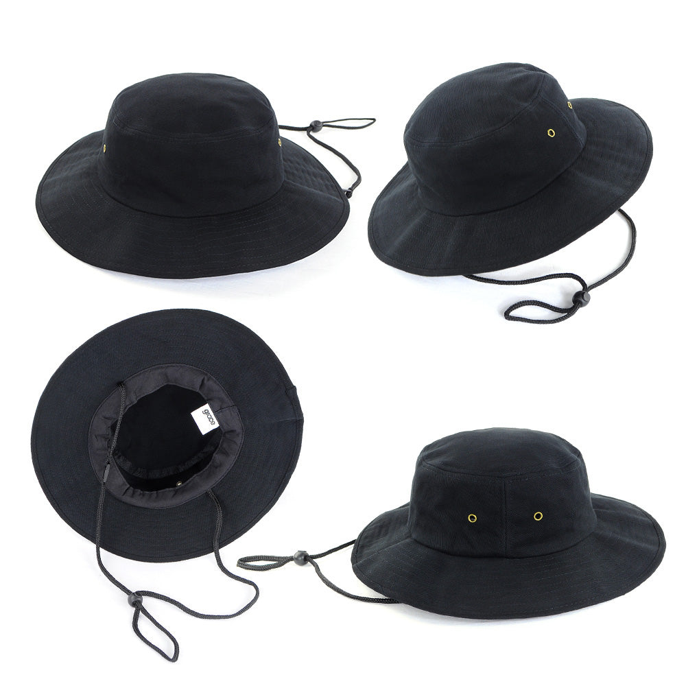 Wide-Brim Surf Hat – side view